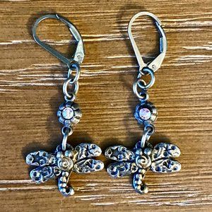 Artisan made Dragonfly earrings